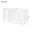 U_STYLE Buffet moderne en placage d'acajou avec pieds en métal uniques-2012186468