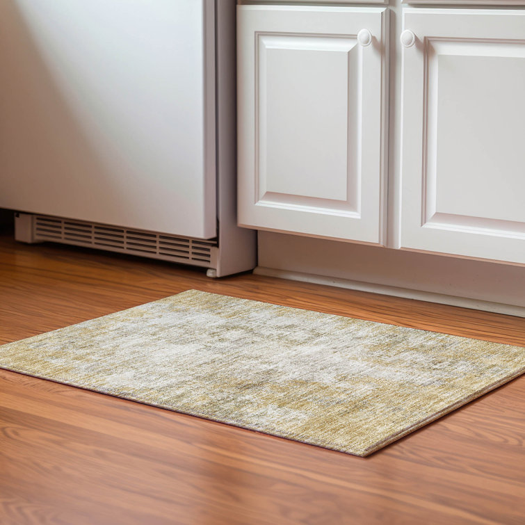 Premium Machine Washable Prisco Wheat Rug