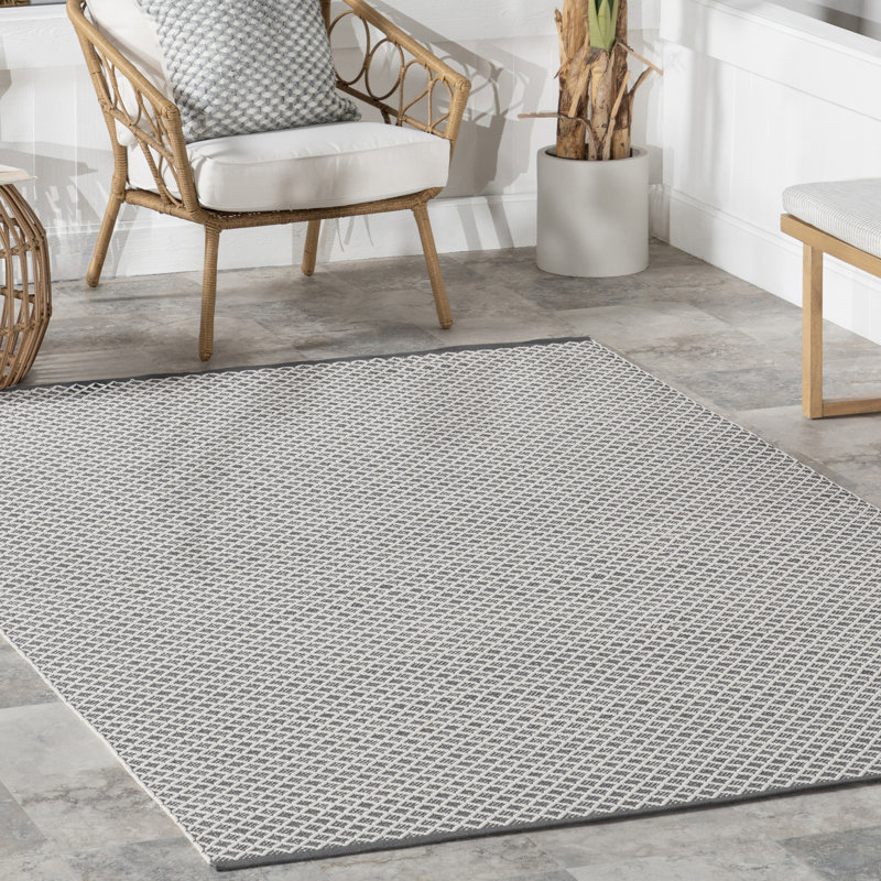 Home Conservatory Trellis Handwoven Indoor/Outdoor Area Rug, Runner 2'6" x 8'