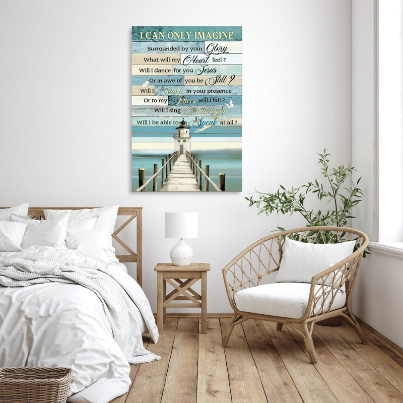«I Acan Only Imagine», impression sur toile