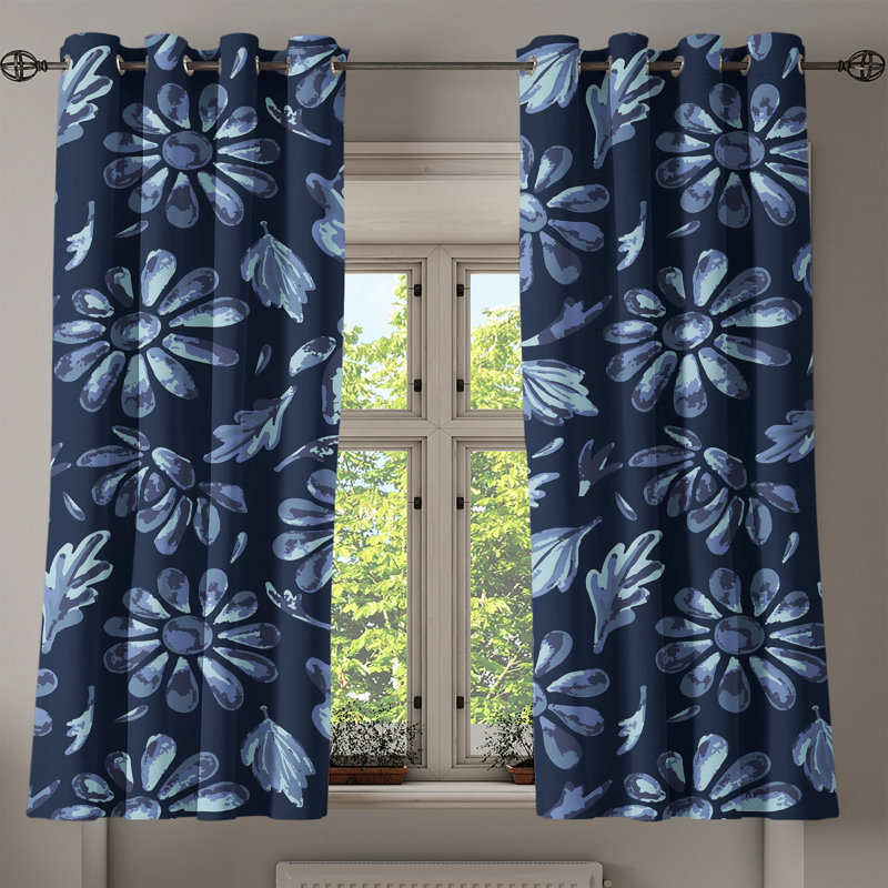 Delfred Semi Sheer Curtain Pair