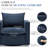 Hendina Upholstered Swivel Armchair-305298279