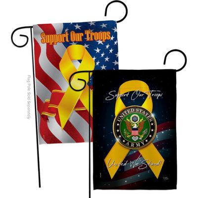 Double Sided 18.5'' H x 13'' W Polyester Garden Flag