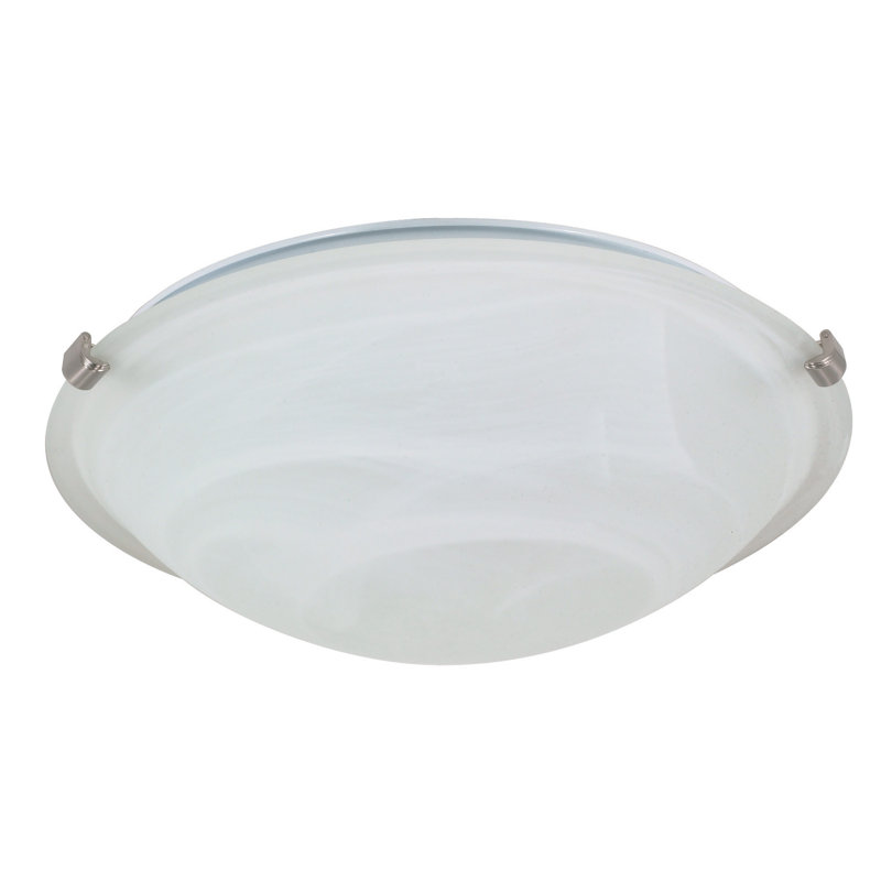 Igoe Glass Flush Mount, 5" H x 16.125" W