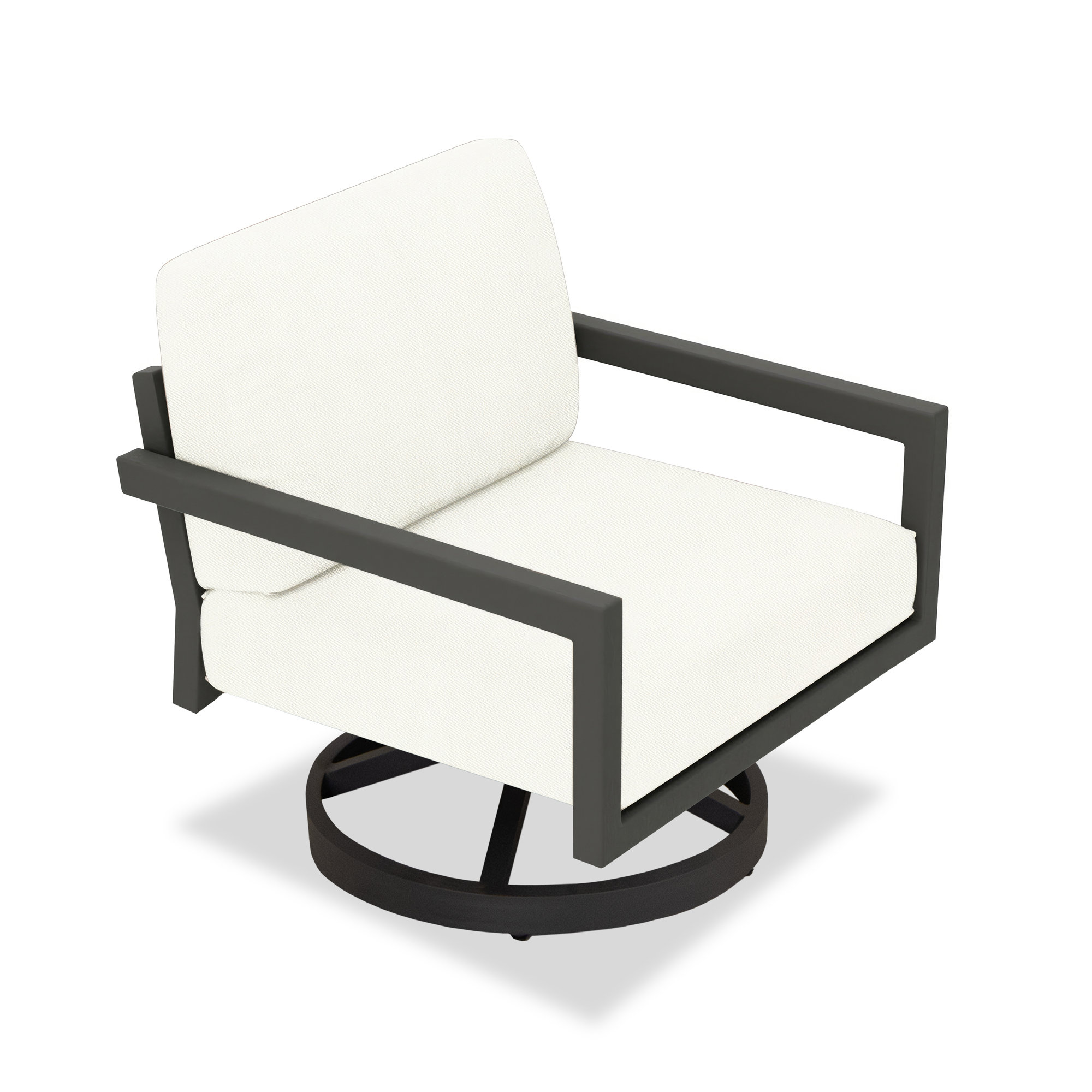 Vivant Outdoor Chair with Sunbrella® Cushions, Canvas Natural Sunbrella® Canvas, Slate