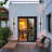 Black Aluminum Linear Dimmable LED Outdoor Wall Sconce-1323036220