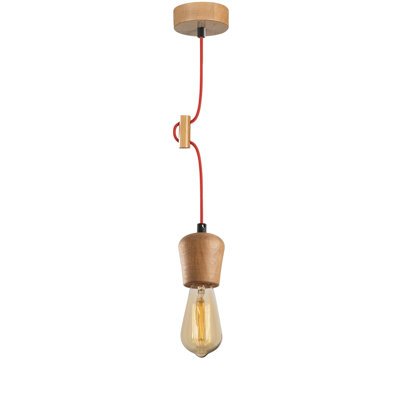 1 - Light Black/Beige Single Pendant