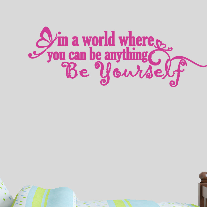 Text & Numbers Non-Wall Damaging, Hot Pink
