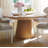 Discus Extendable Oval Solid Wood Dining Table