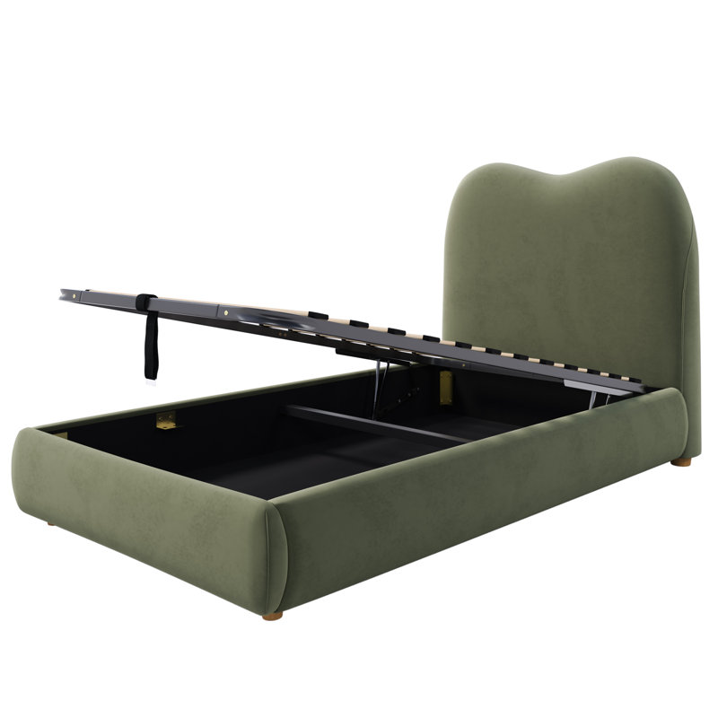 Single (3') Ottoman, Green