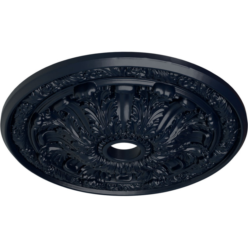 30 po x 3 7/8 po x 3 1/4 po P médaillon de plafond (convient aux auvents jusqu'à 3 7/8 po), Rêve de minuit