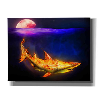 «Mako Shark» par Michael StewArt, art mural sur toile