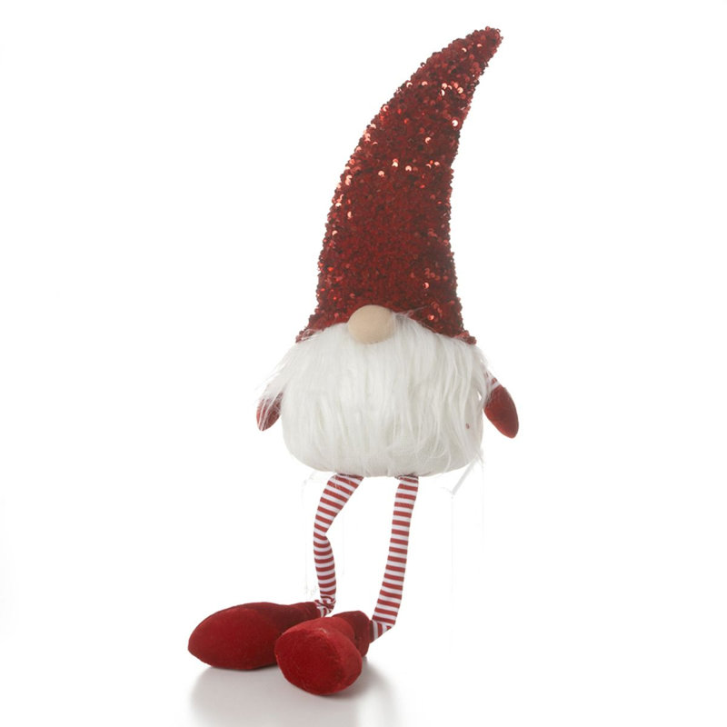 Gnome avec chapeau à paillettes