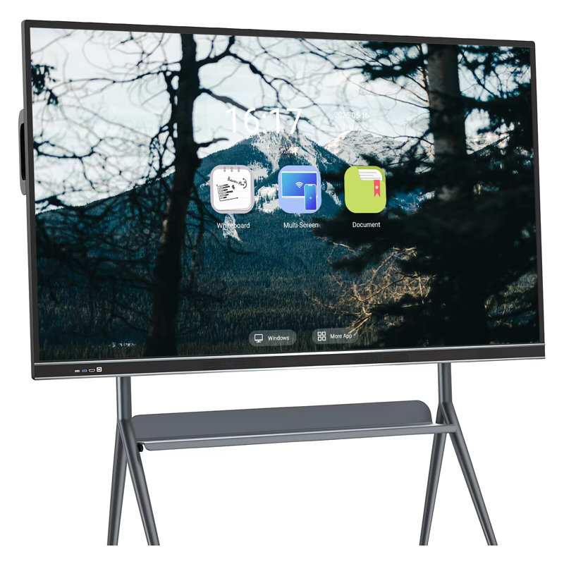 JYXCN Interactive Smart Board 86", 2160p Touchscreen All-in-One Computer for School & Business(Include Wall Mount)