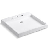 Purist® Ceramic Rectangular Drop-In Bathroom Sink