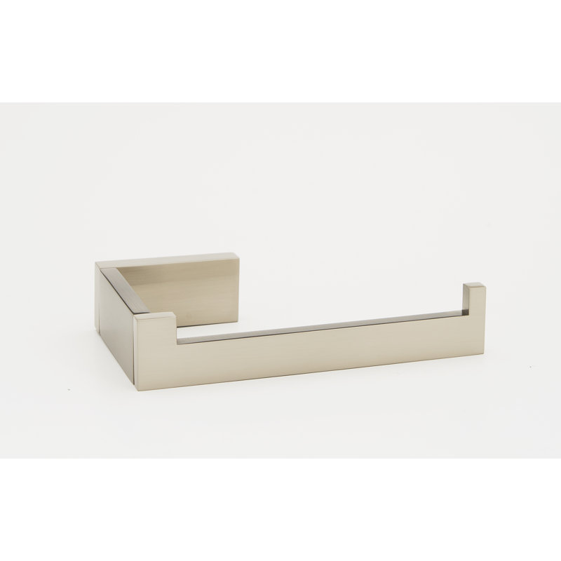 Couvercle de boîte à mouchoirs simple à droite linéaire, Nickel satiné