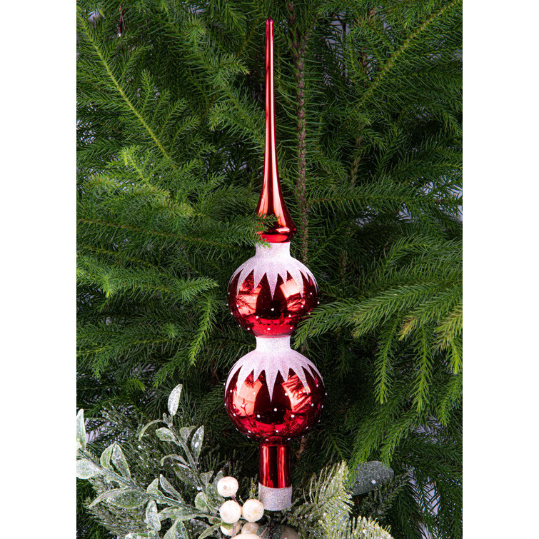 The Holiday Aisle® Glass Tree Topper - Wayfair Canada