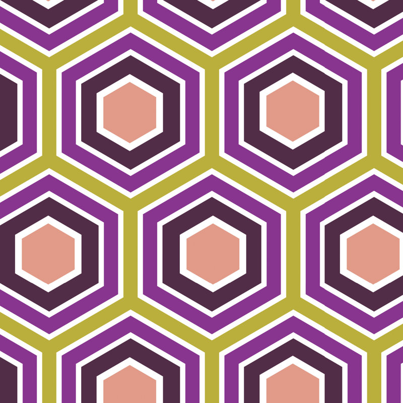 Retro Groove IV by Nicole Ketchum - Wrapped Canvas Print, 30cm H x 30cm W