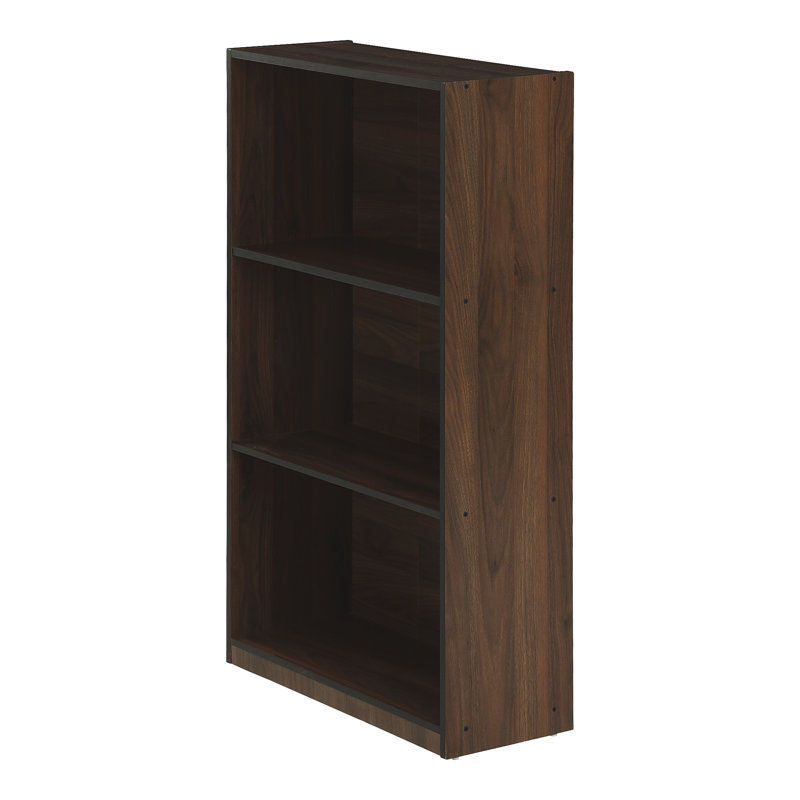 Barhorst 100.3cm H x 55.2cm W Standard Bookcase, Columbia Walnut