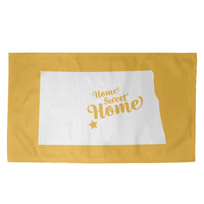 Tapis jaune Home Sweet Home