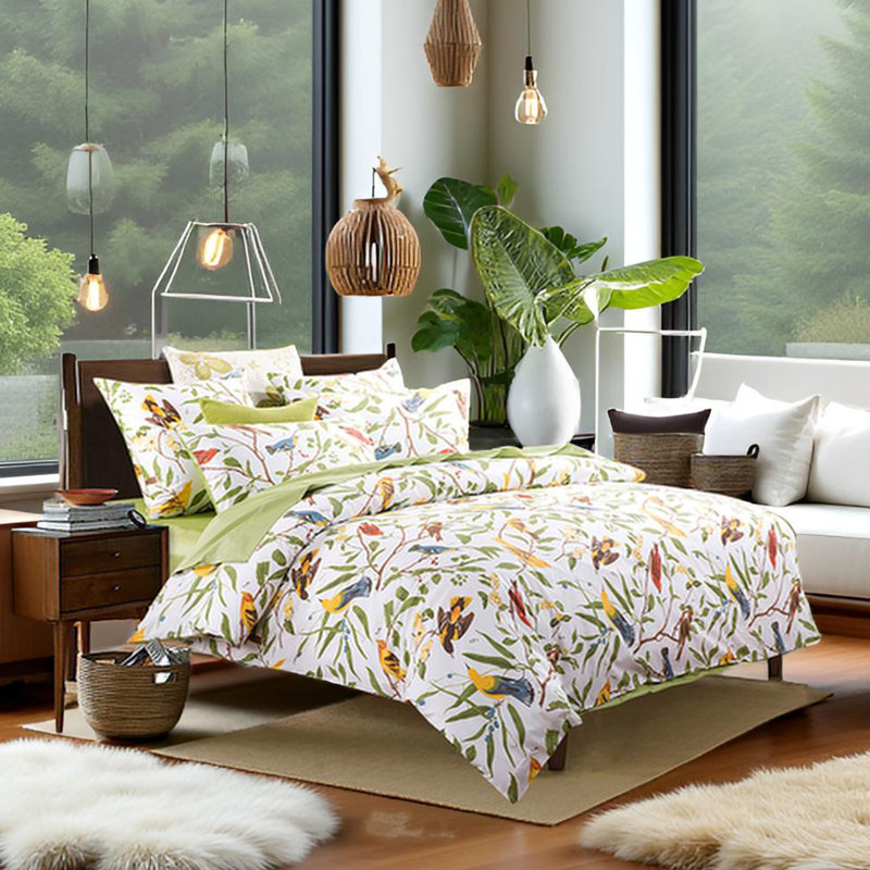 Ensemble de literie housse de couette en coton de luxe Lissther