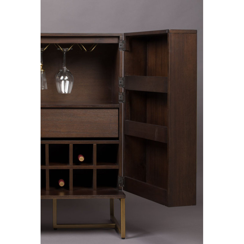Solid Wood Bar Cabinet