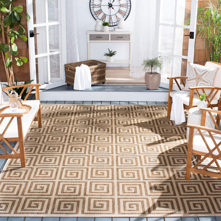 Carovella Performance Geometric Indoor/Outdoor Area Rug