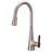 Moen Sinema High Arc Pull Down Single Handle Kitchen Faucet with Power Boost and Reflex-48345253