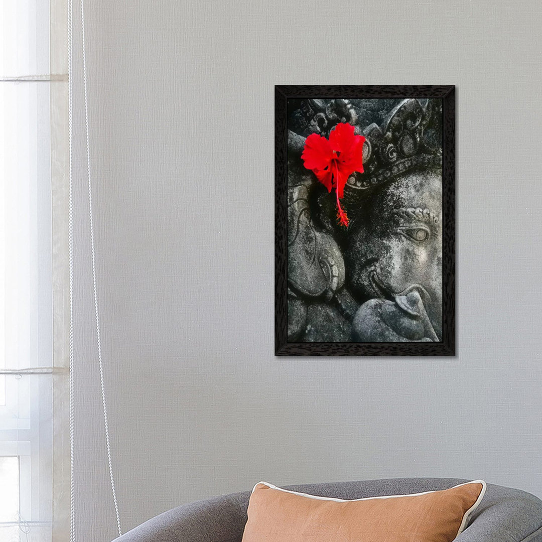 Ganesh Holy Hindu God Statue - Print on Canvas