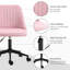 Chaise de travail en velours Anthonyville-880369918-815826963