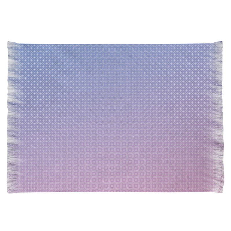 Napperon dégradé mauve/rose Tapis décoratif, Oui