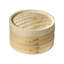 Paniers à vapeur à 2 niveaux en bambou avec couvercle (10 po)