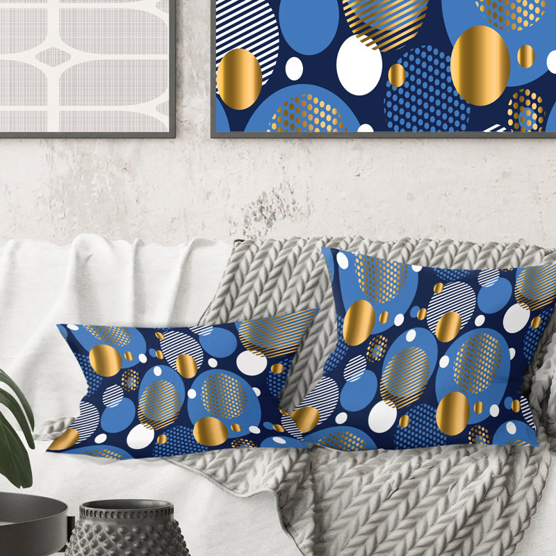 Coussin Circular Abstract Retro