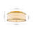 Modern 3-Light Drum Flush Mount Ceiling Light