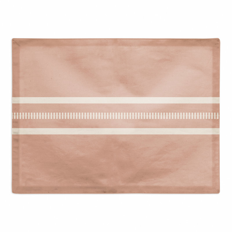 Polyester Striped Rectangle Placemat