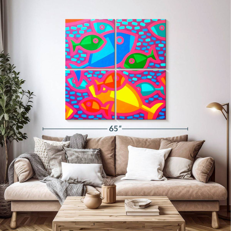 Brampt Funky Fish, 45" H x 45" W