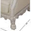 Chaise d'appoint rembourrée