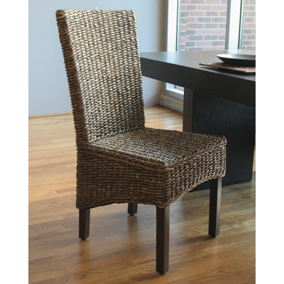 Chaise d'appoint en acajou Bilyeu