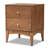 Hamrick Mid-Century Nightstand in Ash Walnut, 23.04'' H X 18.41'' W X 15.55'' D
