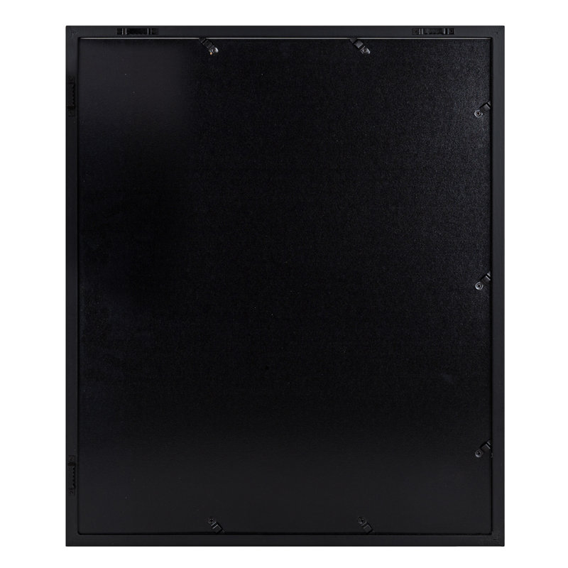 Kinchen Matte Picture Frame - Set of 6 with Mat, Brown/Black