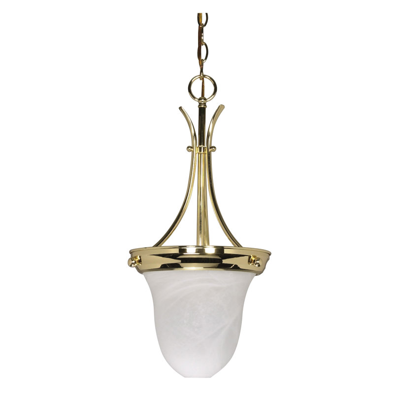 Deforge 1 - Light Single Pendant, Polished Brass