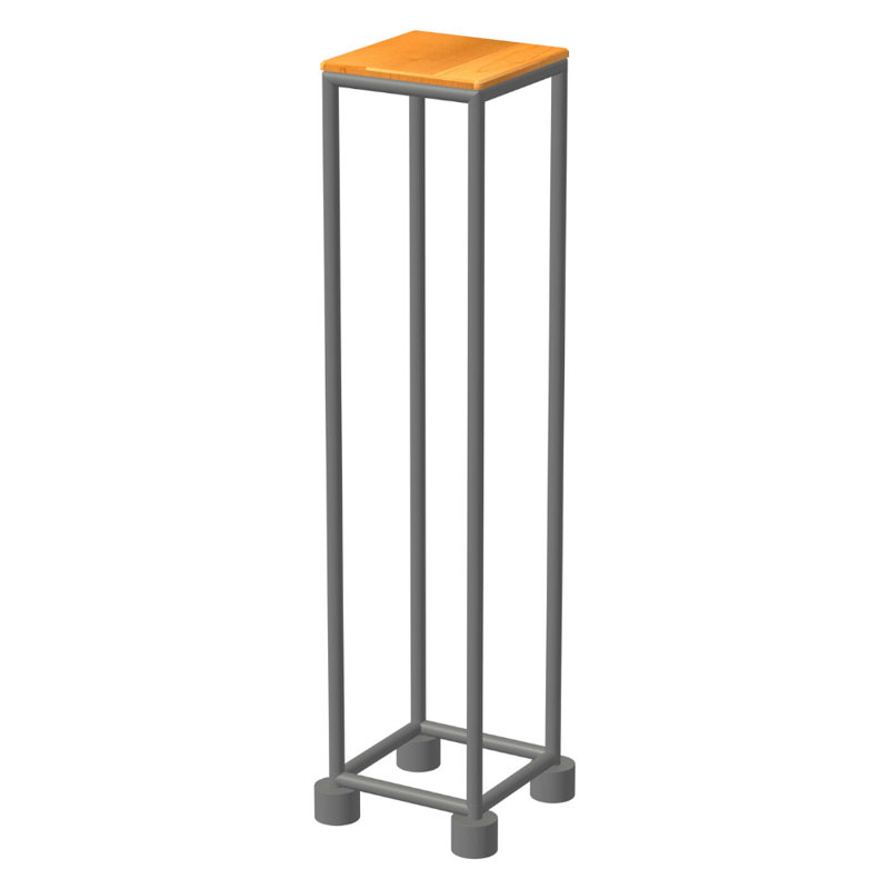 Table de bout Holmestrand, Chêne naturel, Argent