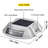 Solar Dock Lights Low Voltage Solar Powered Integrated LED Metal Pathway Light Pack-63896451