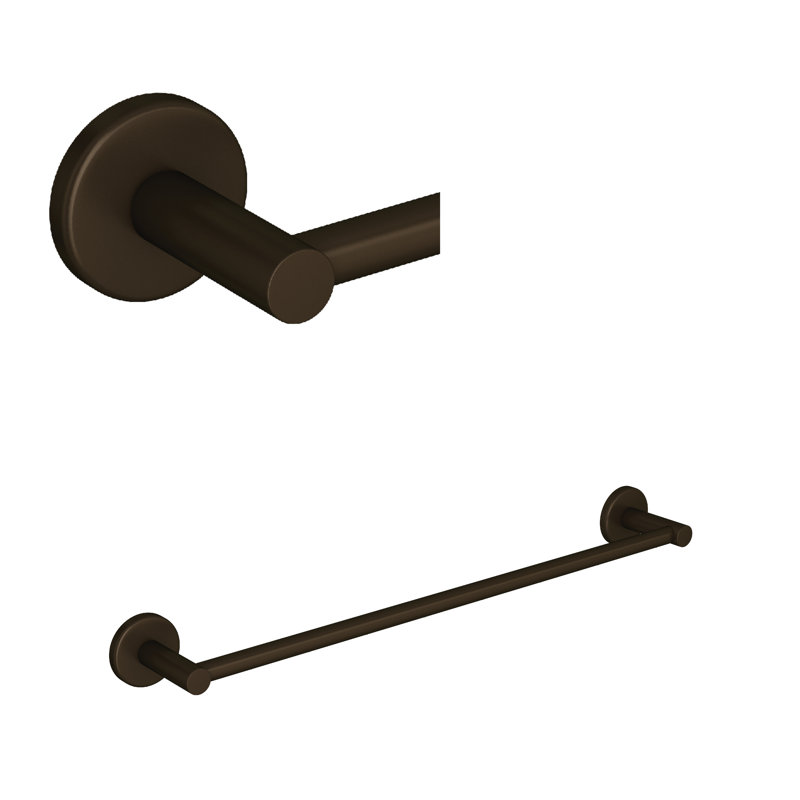 Lombardia® Towel Bar, Tuscan Brass, 2" H x 24" L x 2.75" D