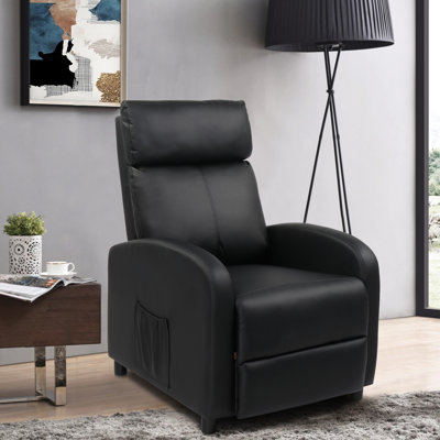 Faux Leather Heated Massage Chair