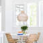 Calpella - Luminaire suspendu en rotin naturel et blanc-672714246