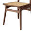 Chaise en rotin cendré respirant et durable-105841438