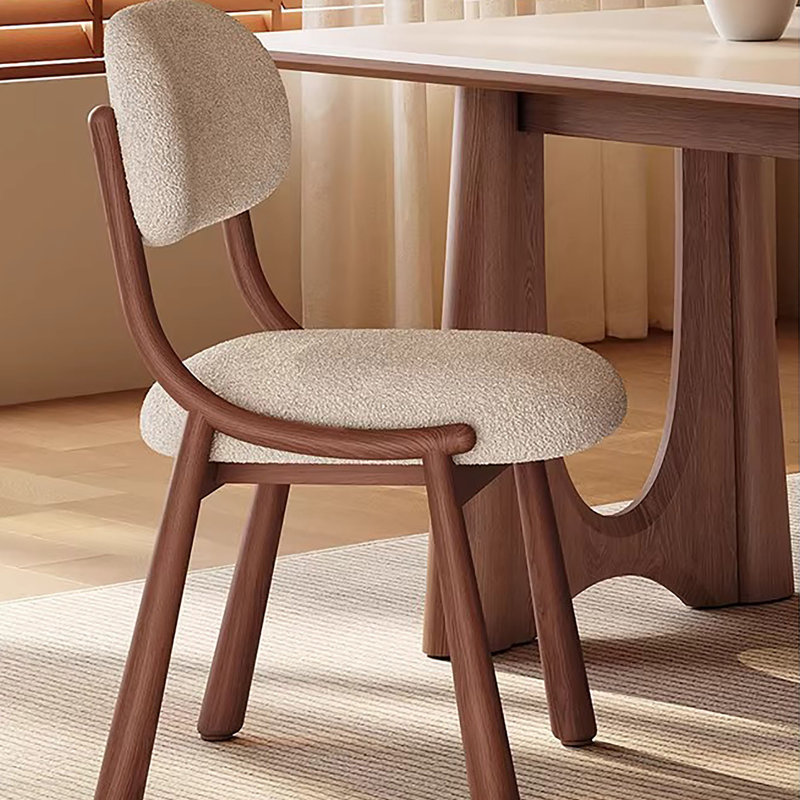 Table Mid-Century blanche en pierre frittée mate, H 29,5 po x L 55,1 po x l 31,5 po