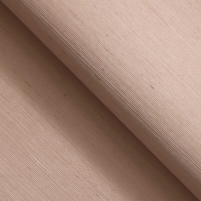 Sisal Monochromatic Authentic Grasscloth Wallpaper, Pink