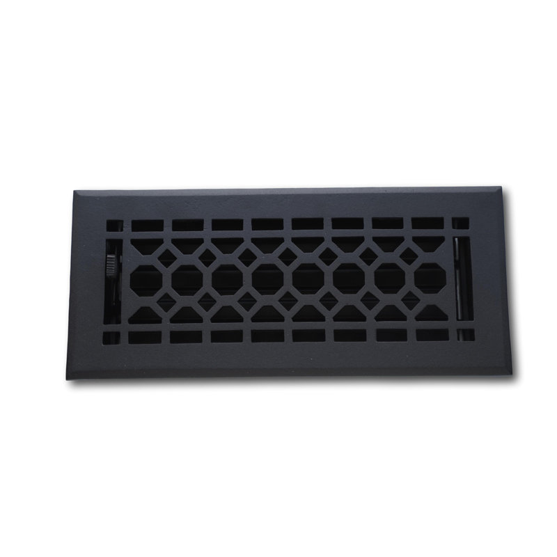 Black Cast Iron Honeycomb 4 x 10 Vent Cover